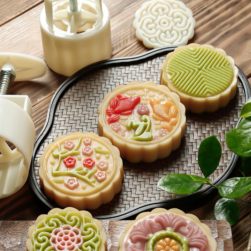 Khuôn In Nổi Họa Tiết Trang Trí Bánh Trung Thu