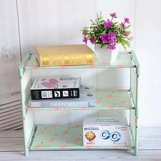 Kệ Giày, Kệ Sách Lắp Ráp 4 Tầng Dễ Thương (giao màu ngẫu nhiên)