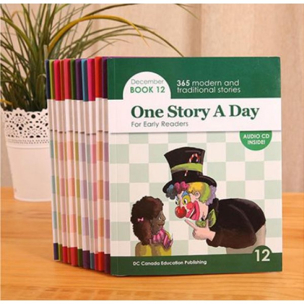 Bộ One story a day level 2 (12c) có mp3 cho bé (bản đẹp)