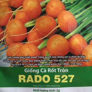 Hạt giống cà rốt tròn