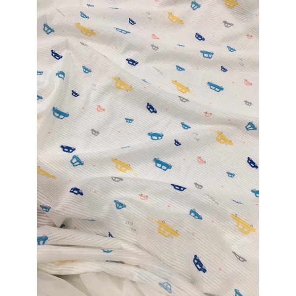 Vải thun hình ô tô