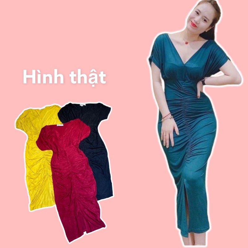 (CÓ SẴN) Body thun lạnh co giãn 4 chiều Cổ V (Video thật)