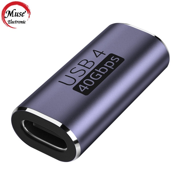 Đầu Chuyển Đổi Type-C 4.0 Type C Sang Ổ Cắm C 40gbps Pd100w Sạc Nhanh Dành Cho Thunderbolt 4