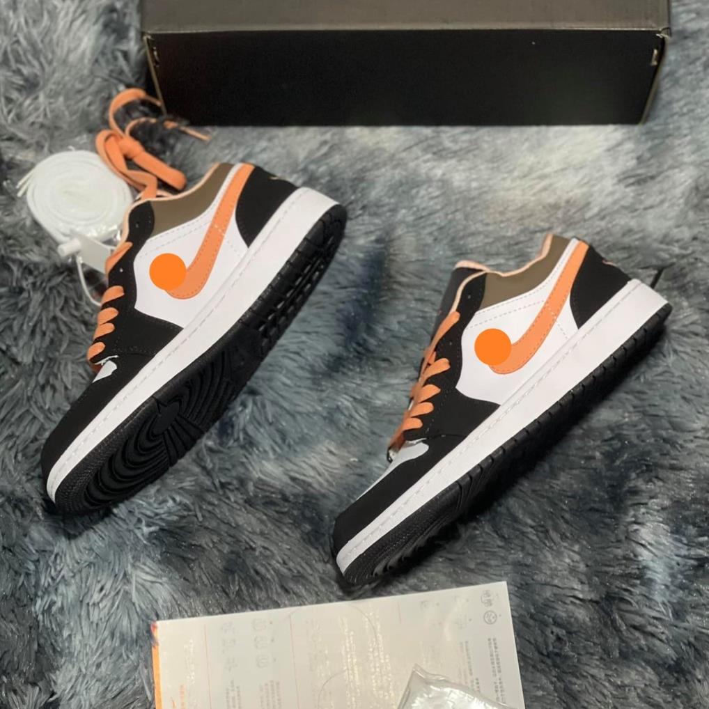Giày sneaker JD1 jordan 1 low cam đào , Giày thể thao jd cam đào cổ thấp nam nữ phối siêu xinh 2022