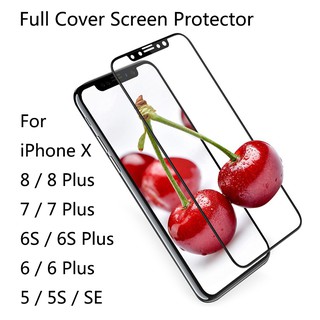 Kính cường lực 9h toàn màn hình cho iphone 5/5s/se/6/6s/7/8/xs max xr