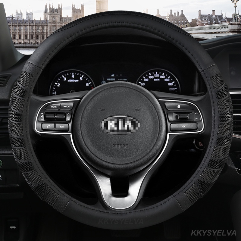 Bọc Vô Lăng Xe Hơi Bằng Da PU Chống Trượt Cho Kia Sportage Sid Rio 3 Soul Sportage Ceed Sorento Cerato K2 K3 K4 K5 KX3