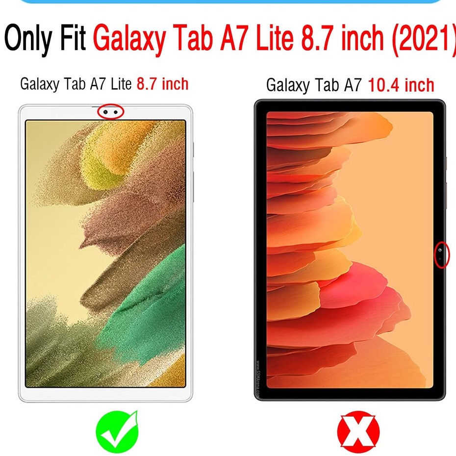 Kính Cường Lực Bảo Vệ Màn Hình Cho Samsung Galaxy Tab A7 Lite Sm-T220 / T225 8.7 Inch 2021