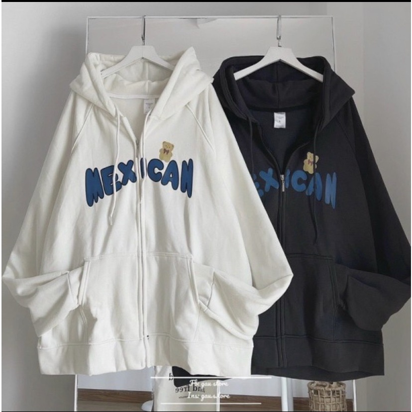Áo Khoác Hoodie Unisex MEXICAN Vải Nỉ Ngoại Mềm Mịn Phong Cách Ulzzang Unisex Cực Hot trend