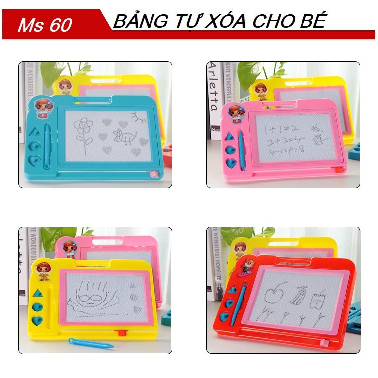 Đồ chơi bảng viết tự xóa - bảng thông minh cho bé tập viết và vẽ