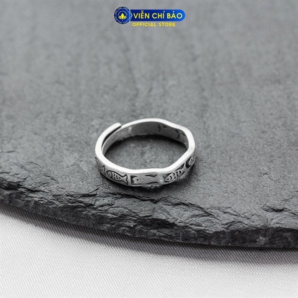 Nhẫn bạc nữ Tiểu Ngư chất liệu bạc Thái S925 Viễn Chí Bảo N000509