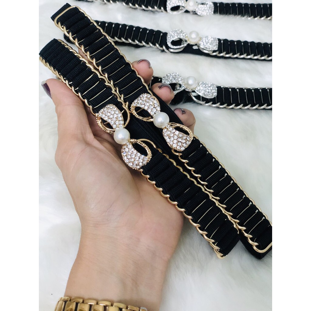 Thắt lưng nữ dây nịt nữ cho váy đầm họa tiết