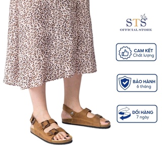 Giày SanDal đế trấuBirken Unisex quai ngang quai hậu thời trang ,cao cấp ST02 BH 6 tháng