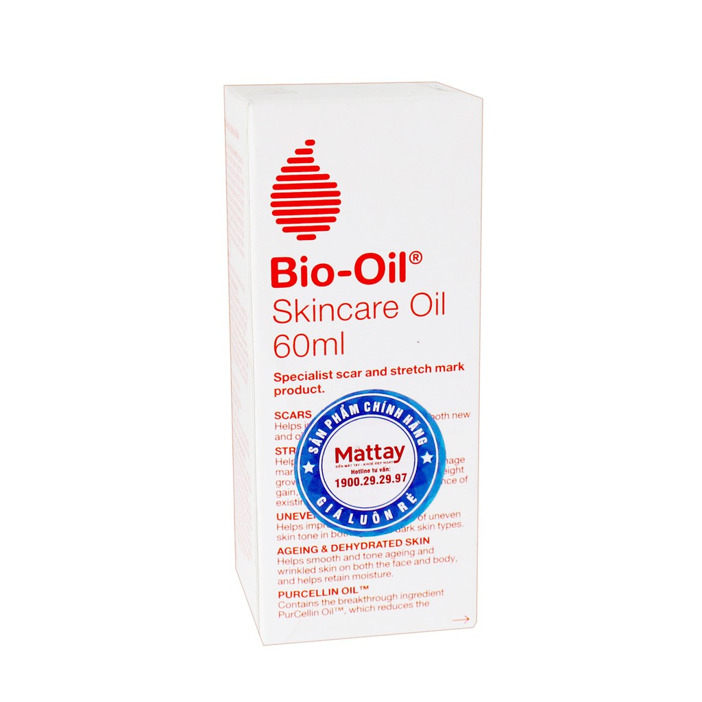 Bio - Oil Skincare Oil - Chai 60ml - Giảm Vết Rạn Da Trong Quá Trình Mang Thai Hoặc Dậy Thì.