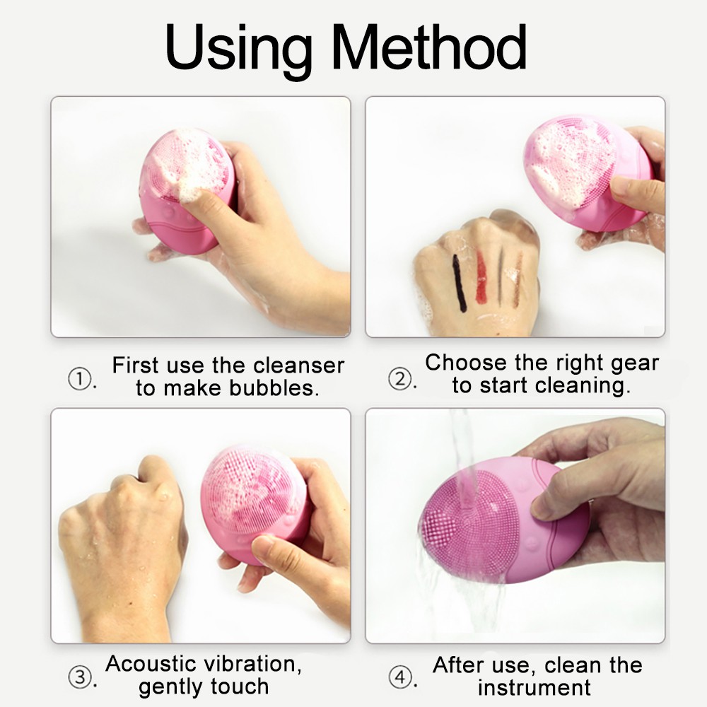 [Mã FMCGMALL - 8% đơn 250K] Máy chà tẩy da điện tử Cofoe có đầu chà bằng Silicone giúp tẩy da chết hiệu quả | BigBuy360 - bigbuy360.vn