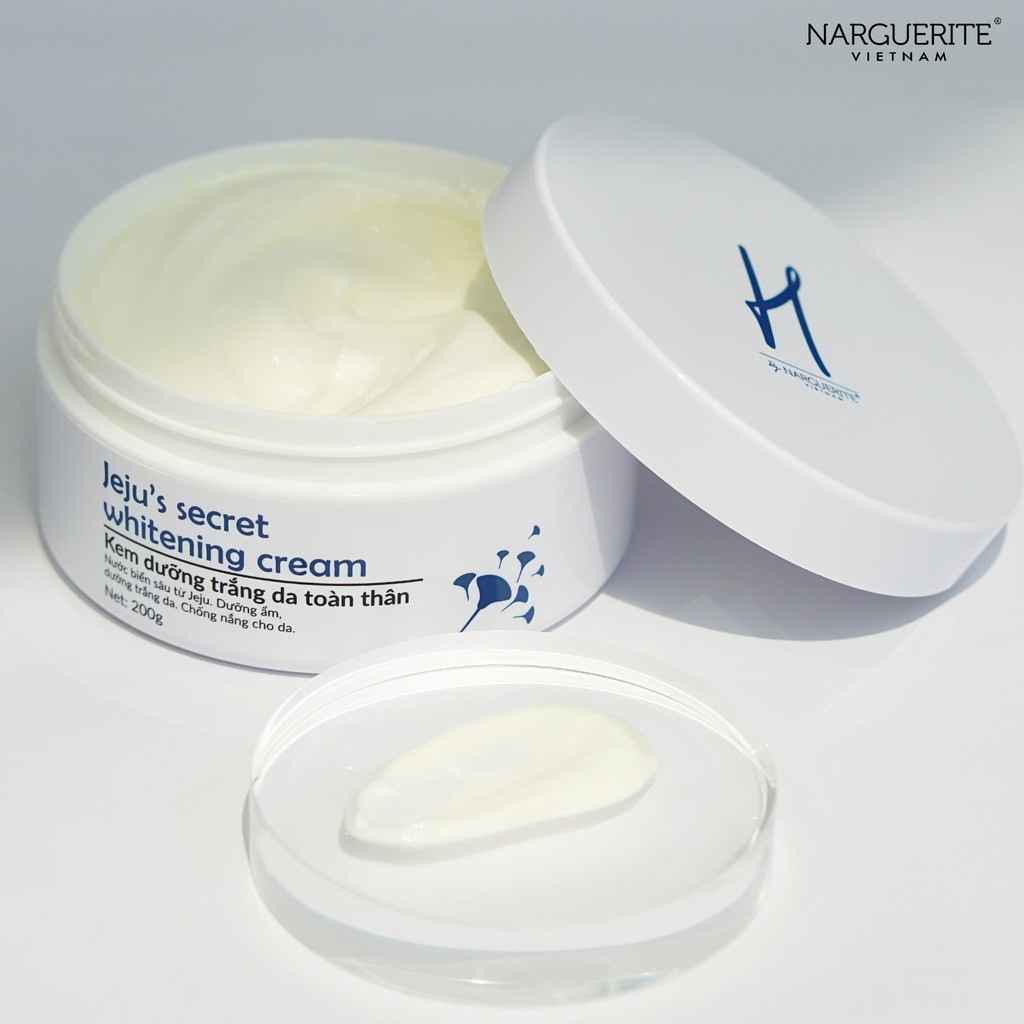 KEM BODY DƯỠNG TRẮNG TOÀN THÂN JEJU'S SECRET WHITENING CREAM H NARGUERITE (200gr)