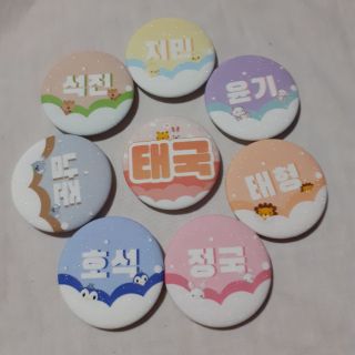 PIN BUTTON BTS BY GẤU