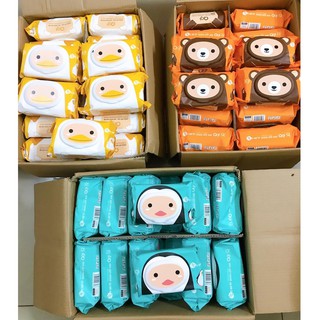 [100 Tờ] Khăn ướt Agi Hàn Quốc Không Mùi
