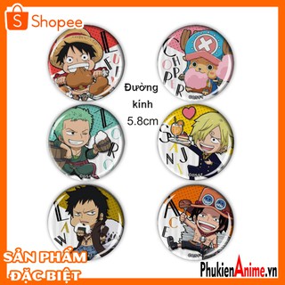 Shop Anime Hcm - SET 6 huy hiệu Anime One Piece