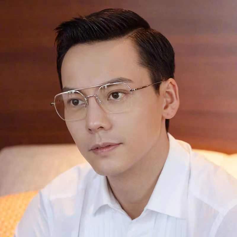 Mắt Kính Gọng Tròn Chống Tia Bức Xạ Phong Cách Hàn Quốc