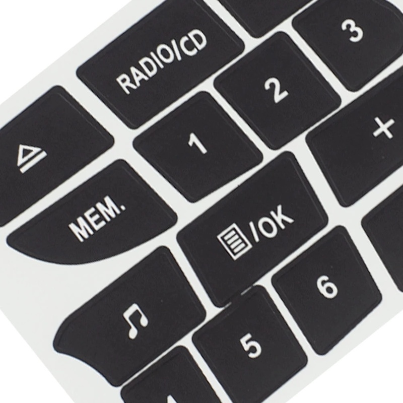 Miếng Dán Đề Can Tự Dính Sửa Chữa Bảng Điều Khiển Âm Thanh Cho 2009-2011 Reno Megane