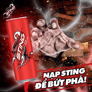 NƯỚC TĂNG LỰC STING DẠNG LON 330ML