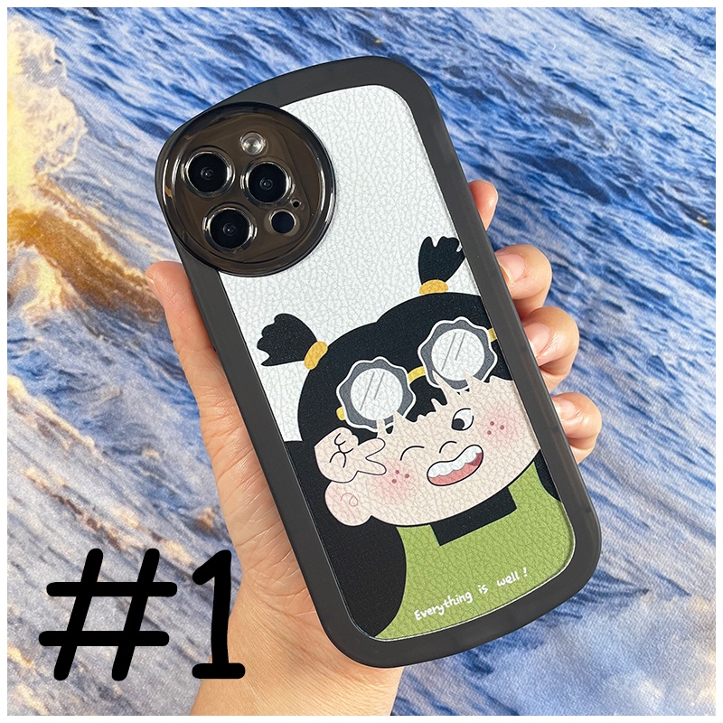 FOR OPPO A58 A17K A57 A77S A39 A37 RENO 7 8 REALME C55 6 PRO 7i 9i C35 C31 C25 C21Y C20 C17 C15 C12 C11 Couple oval soft case