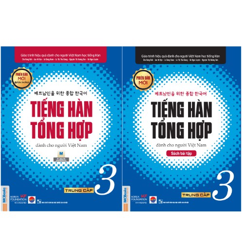 Sách - Combo Tiếng Hàn Tổng Hợp Dành Cho Người Việt Nam - Trung Cấp 3  tặng kèm ring ring