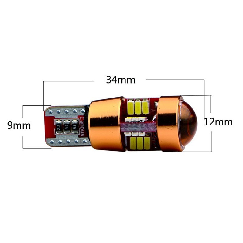 Đèn led T10 3014 ánh sáng mạnh gắn xe hơi dùng thay thế cho 194 W5W 168 27SMD