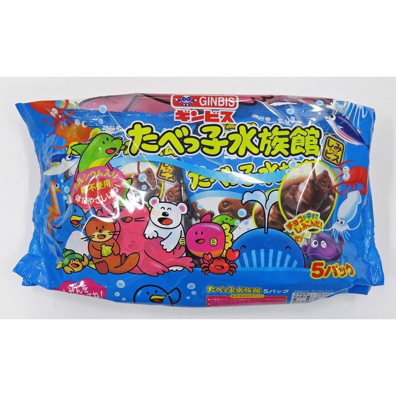 Bánh Ginbis Hình Thú 27g*6Gói , Bánh Quy Ăn Dặm Cho Bé
