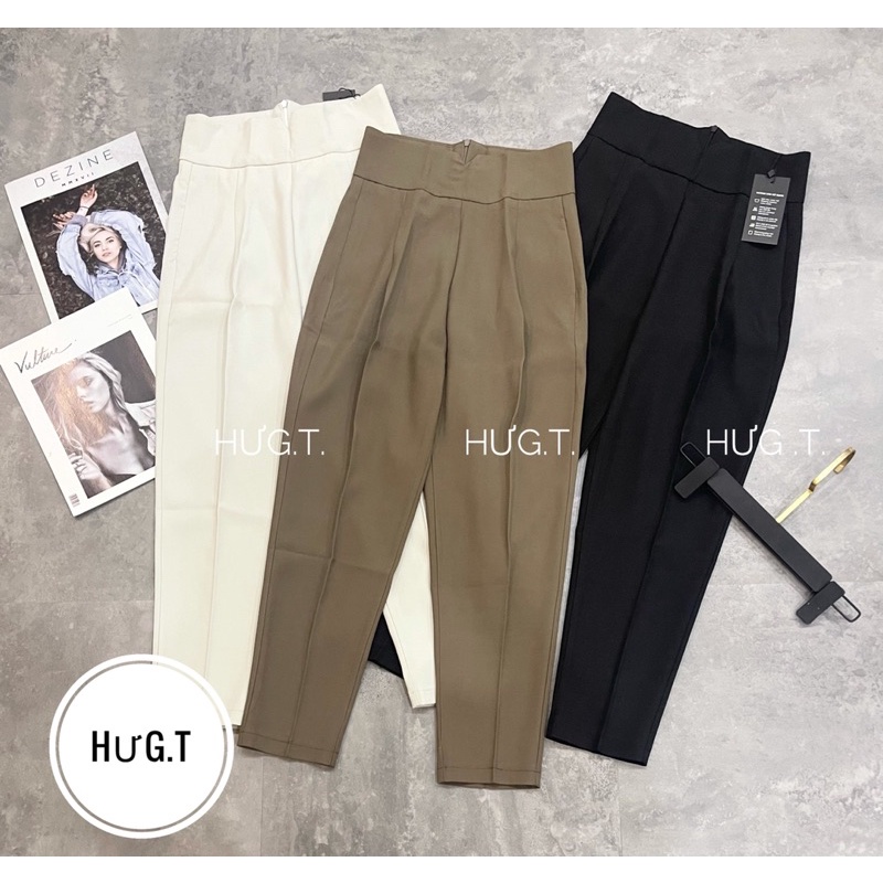 QUẦN BAGGY LỤA CẠP CAO TÔN DÁNG MS15292