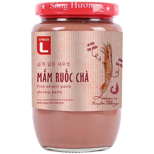 Mắm Ruốc Chà / Mắm cá cơm / Mắm tôm củ kiệu/ Cà pháo Choice L 430G