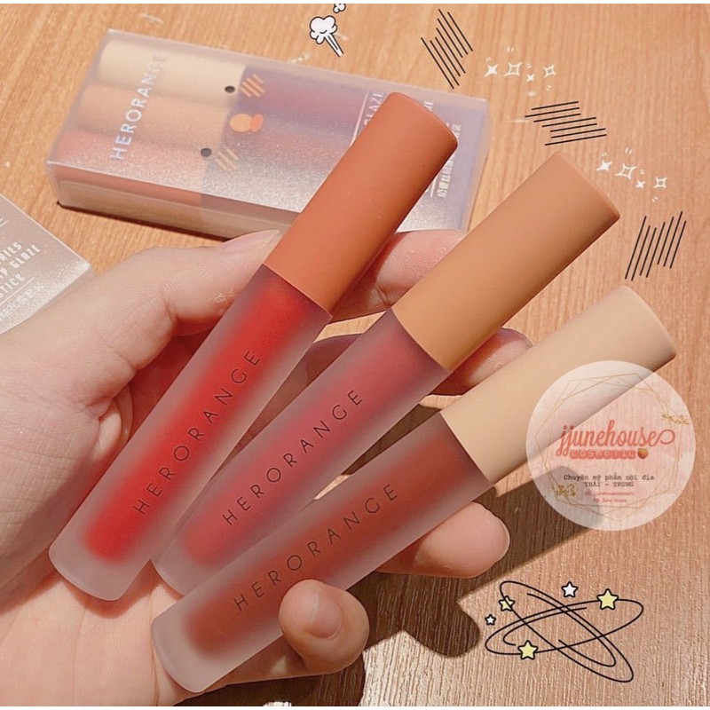 SET 3 SON KEM LÌ HERORANGE