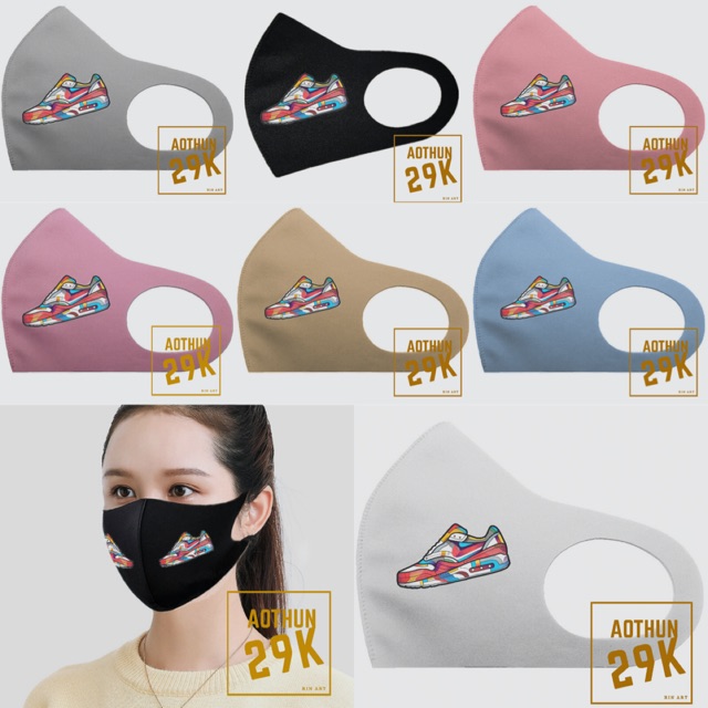 KHẨU TRANG VẢI DÀNH CHO FAN CUỒNG SNEAKER SIÊU ĐỘC