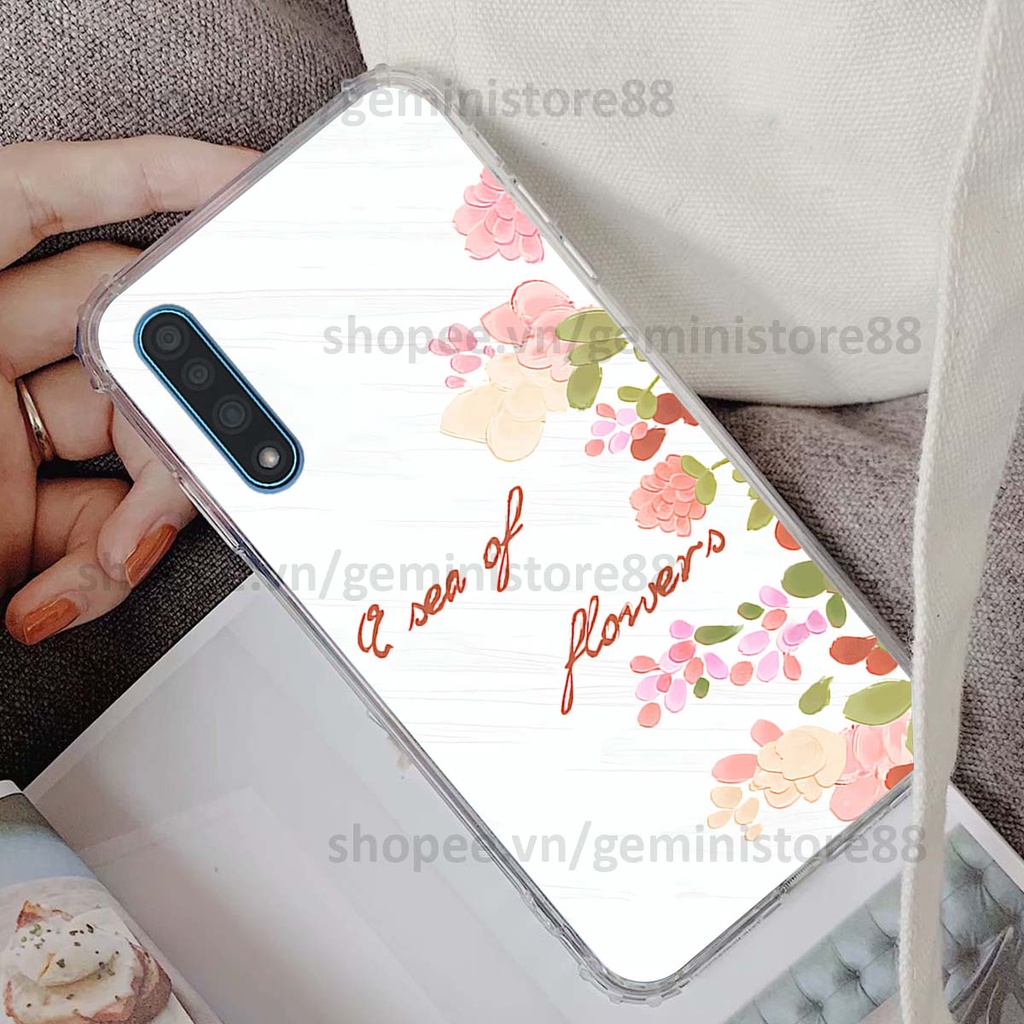 Ốp Vsmart Live in hình hoa lá nhiều màu sắc siêu đẹp, siêu xinh, siêu cá tính