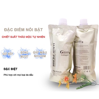 Cặp thuốc uốn ép Galamy Collagen 300ml x2