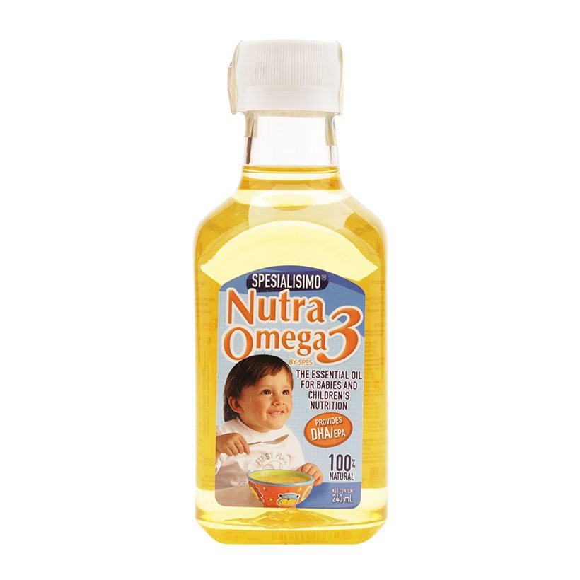 Dầu ăn dinh dưỡng cá hồi NUTRA OMEGA 3 - 240ml . HSD 05/2024