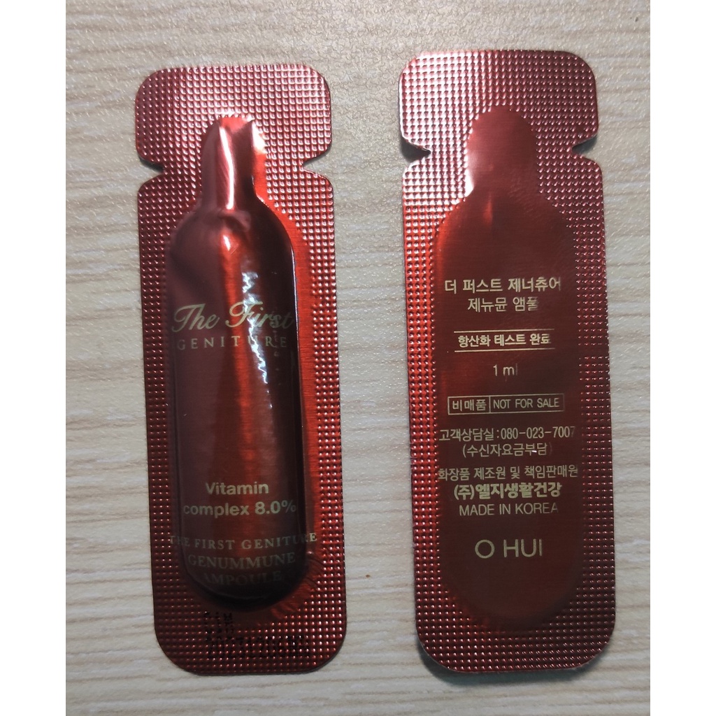 Tinh chất Vitamin C dưỡng trắng da Ohui The First - chống oxy hóa , nâng cơ tăng độ đàn hồi cho da săn chắc sáng mịn .