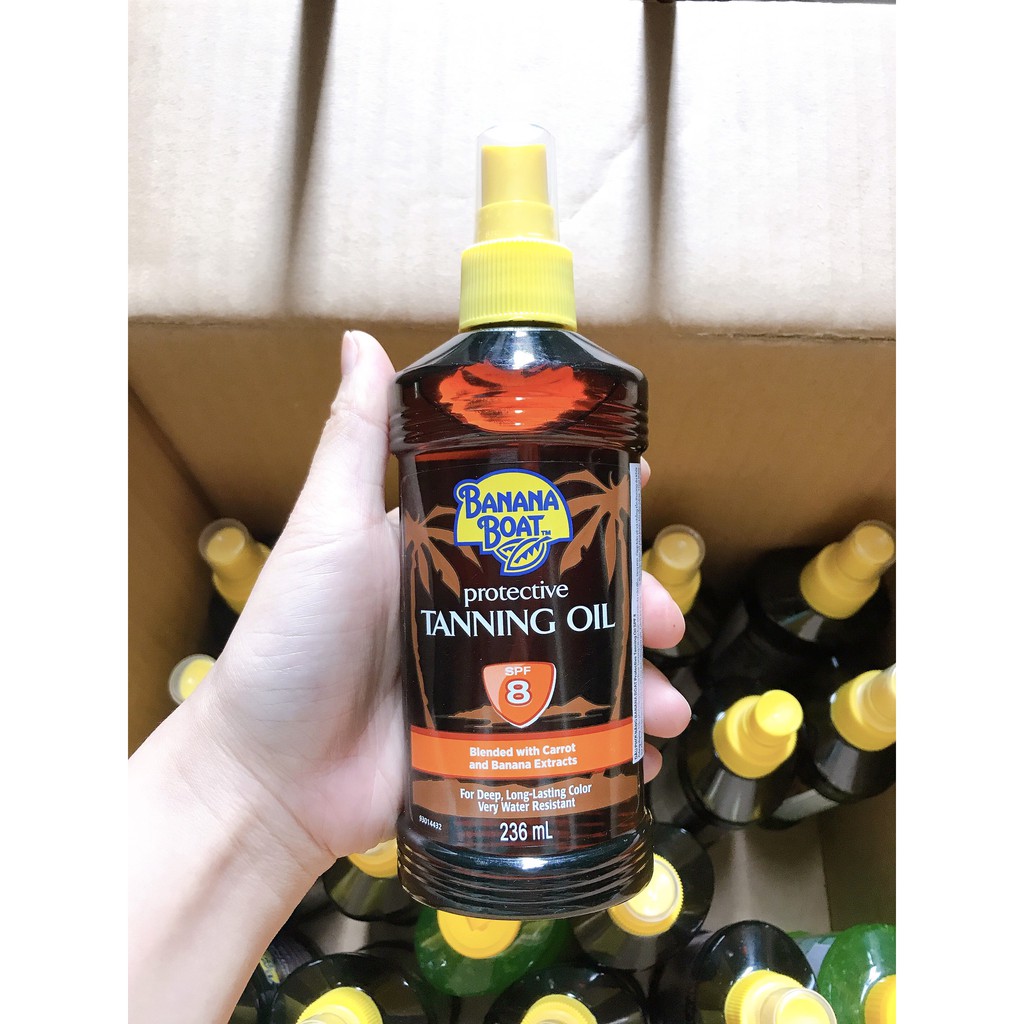[Nhập Khẩu USA] Dầu phơi nắng Banana Boat Tanning Oil SPF4-SPF8-SPF15 (236ml) | BigBuy360 - bigbuy360.vn