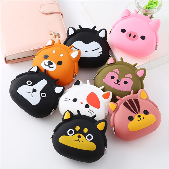 Silicone Coin Purse Cute Animal women pouch Children Gift