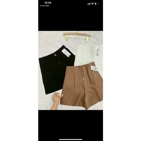 quần đùi vải chất tuyết mưa dây kéo trước giữa hot l