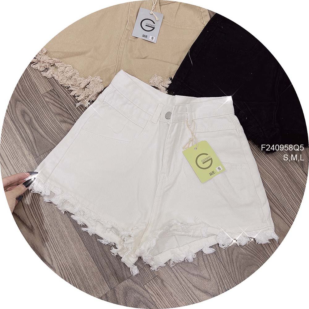 Quần short jean lai tua lưng cao hàng đẹp! (kèm hình thật)
