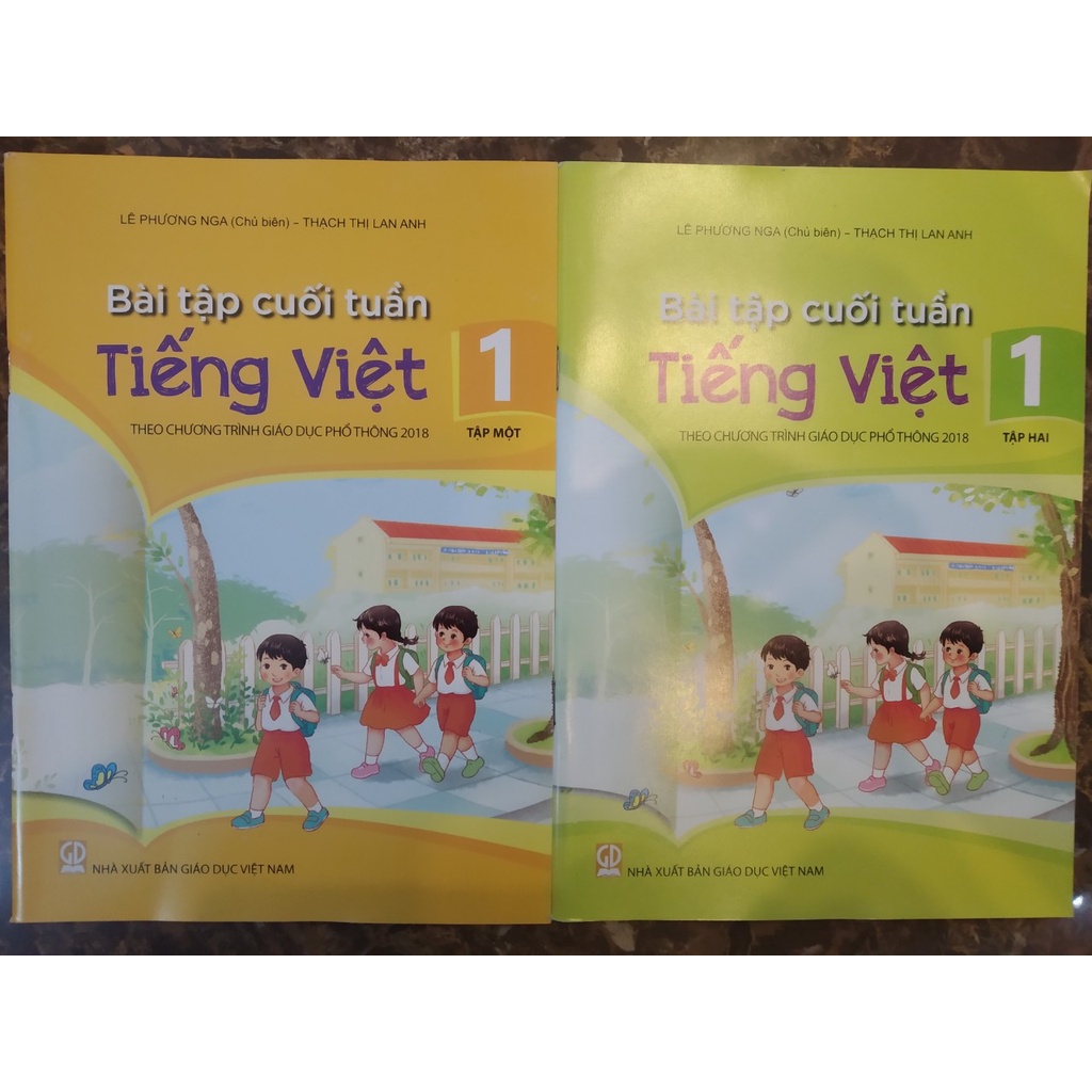 Sách - Combo Bài tập cuối tuần Tiếng Việt 1 (Tập 1 + Tập 2)