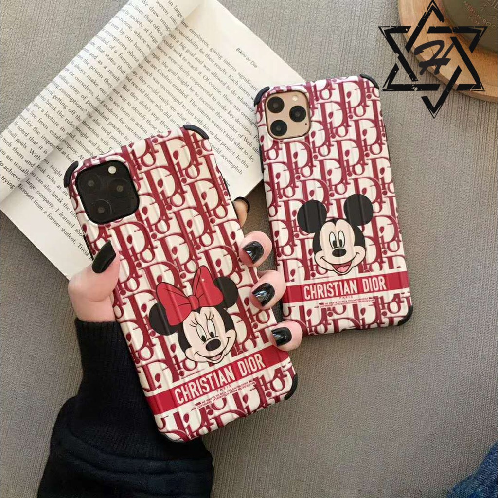 Ốp Điện Thoại Chống Rơi In Hình Chuột Mickey Minnie Đáng Yêu Cho Iphone 12promax Xsmax Xr 8 / 7plus | BigBuy360 - bigbuy360.vn