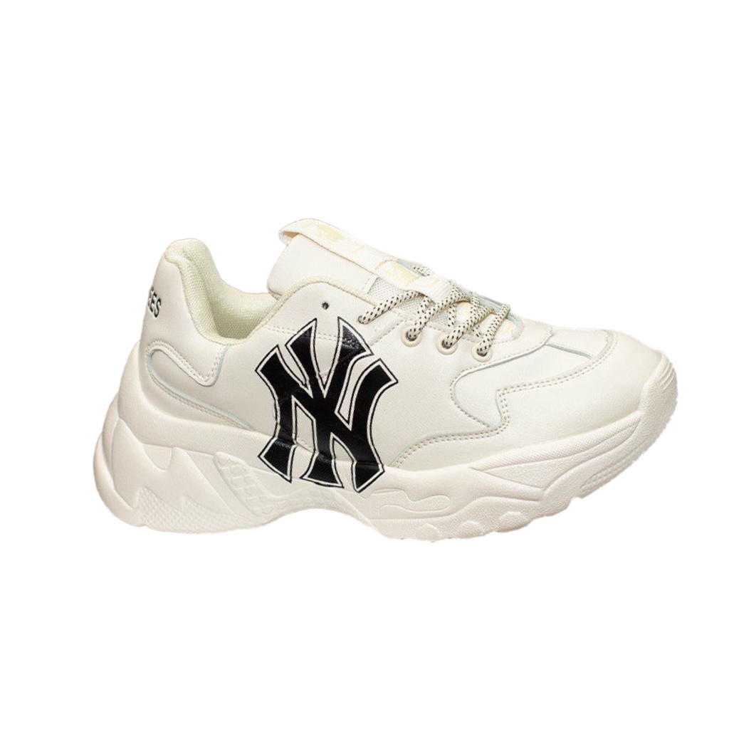 (Fullbox) Giày Thể Thao Sneakers MLB Đế Độn 4p Nam Nữ chữ NY, chữ Boston