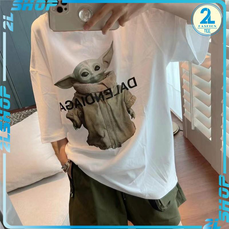 Áo thun tay  nam nữ lỡ Tiểu yêu tinh , áo phông đôi cặp unisex form rộng phong cách ulzzang hàn quốc