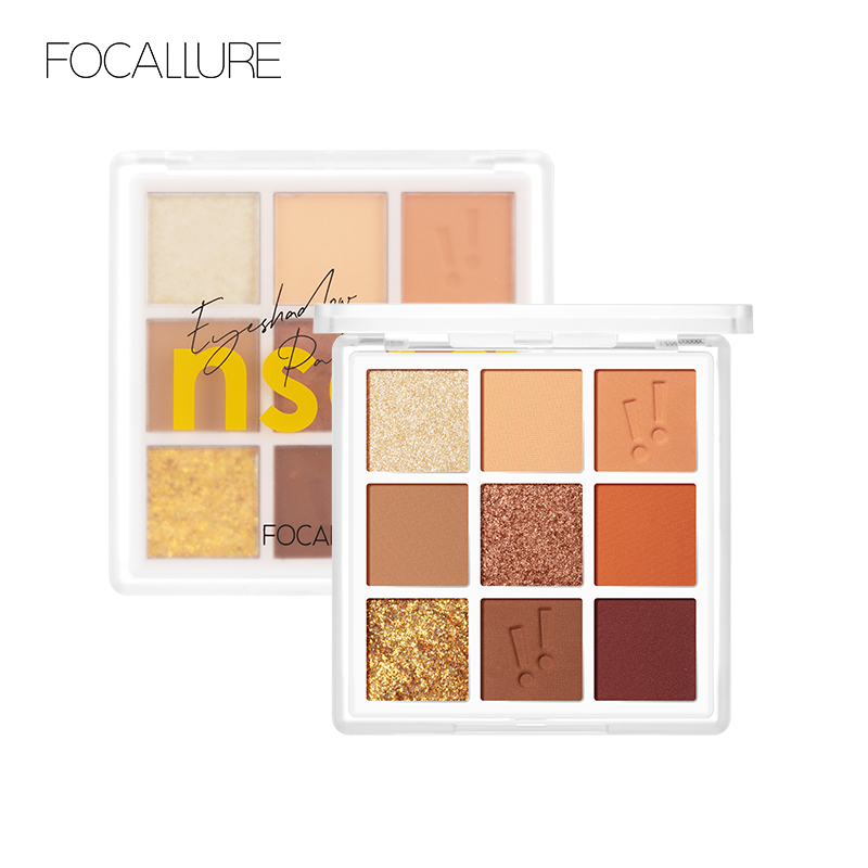 Bảng Phấn Mắt Focallure 9 Màu Lâu Trôi Chống Thấm Nước Tiện Dụng | BigBuy360 - bigbuy360.vn