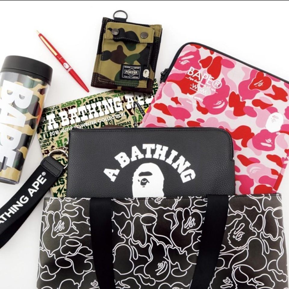 Túi Bape Neon Camo Tote Bag