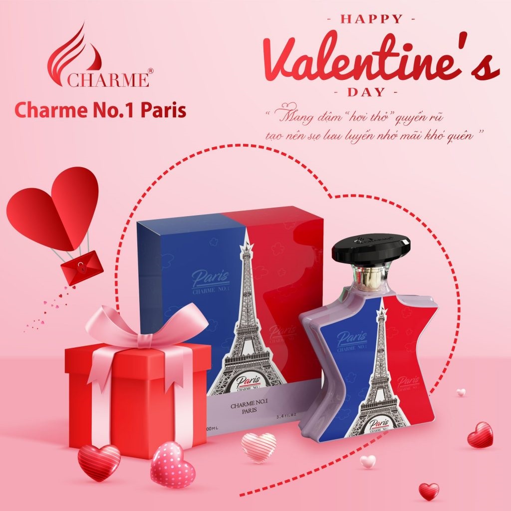 Nước Hoa Nữ Charme No.1 PARIS 10ml