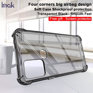 Ốp điện thoại silicone tpu mềm trong suốt chống sốc imak cho htc desire 20 plus htc desire 20 +