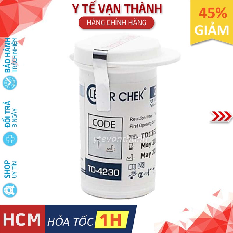 ✅ Que Thử Đường Huyết- Clever Chek TD-4230, (Date Xa) -VT0061